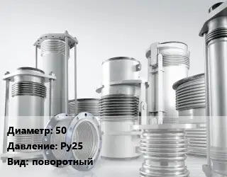 Компенсатор 50 Ру25 поворотный